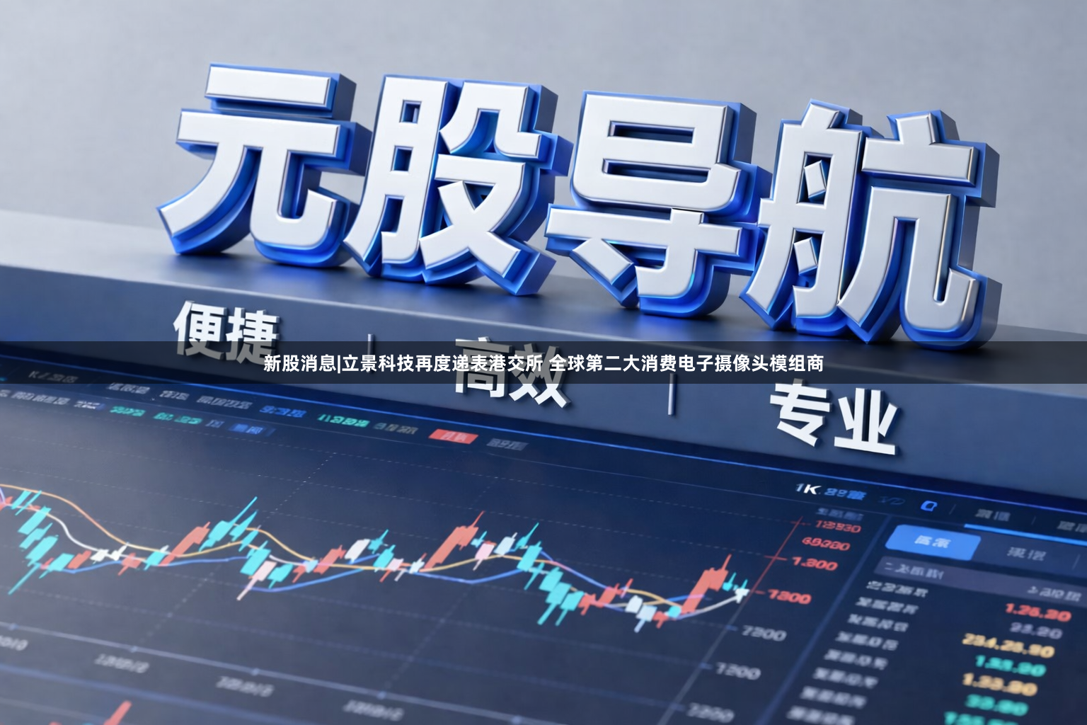新股消息|立景科技再度递表港交所 全球第二大消费电子摄像头模组商