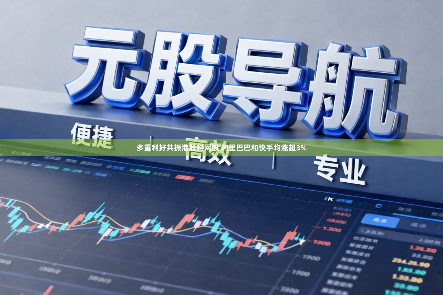 多重利好共振港股科网股 阿里巴巴和快手均涨超3%