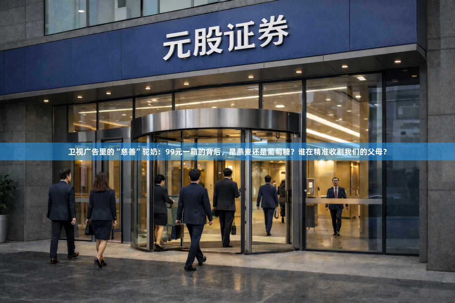 卫视广告里的“慈善”驼奶：99元一箱的背后，是燕麦还是葡萄糖？谁在精准收割我们的父母？