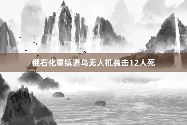 俄石化重镇遭乌无人机袭击12人死