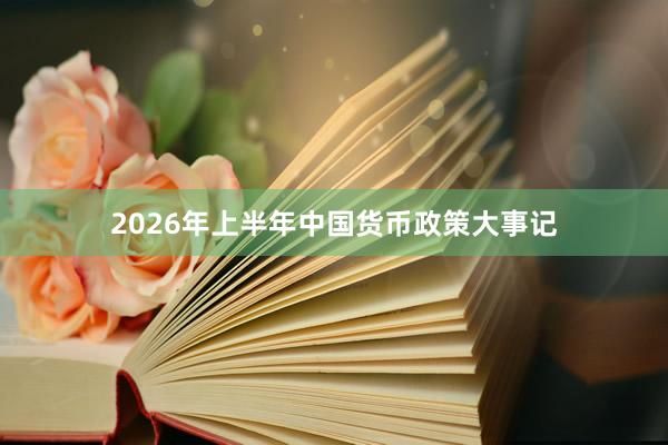 2026年上半年中国货币政策大事记