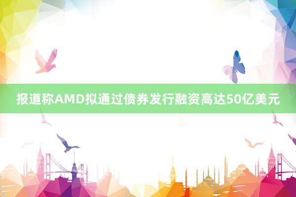 报道称AMD拟通过债券发行融资高达50亿美元