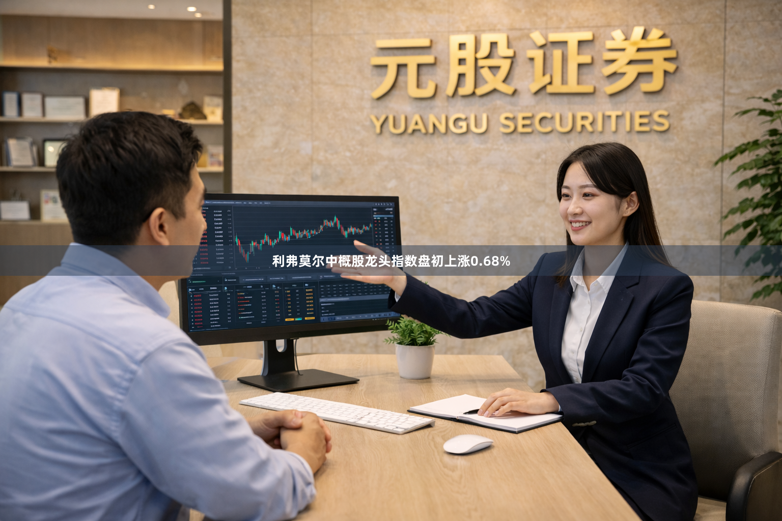 利弗莫尔中概股龙头指数盘初上涨0.68%