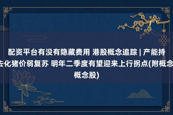 配资平台有没有隐藏费用 港股概念追踪 | 产能持续去化猪价弱复苏 明年二季度有望迎来上行拐点(附概念股)